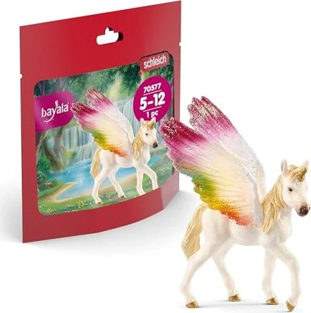 Schleich Bayala - Geflügeltes Regenbogeneinhorn Fohlen