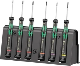 Wera Kraftform Micro 2050/6 Elektroniker Schraubendrehersatz, 6-tlg.