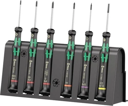 Wera Kraftform Micro 2050/6 Elektroniker Schraubendrehersatz, 6-tlg.
