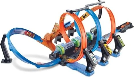 Mattel Hot Wheels Action Korkenzieher Crash Trackset