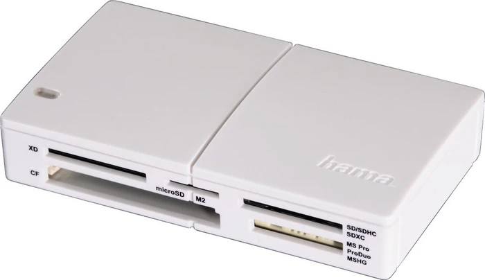 Hama SuperSpeed-Multi-Kartenleser "All in One" weiß, USB 3.0