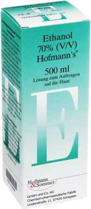 Hofmann & Sommer Ethanol 70% (v/v) Hofmanns Handdesinfektionsmittel, 500ml