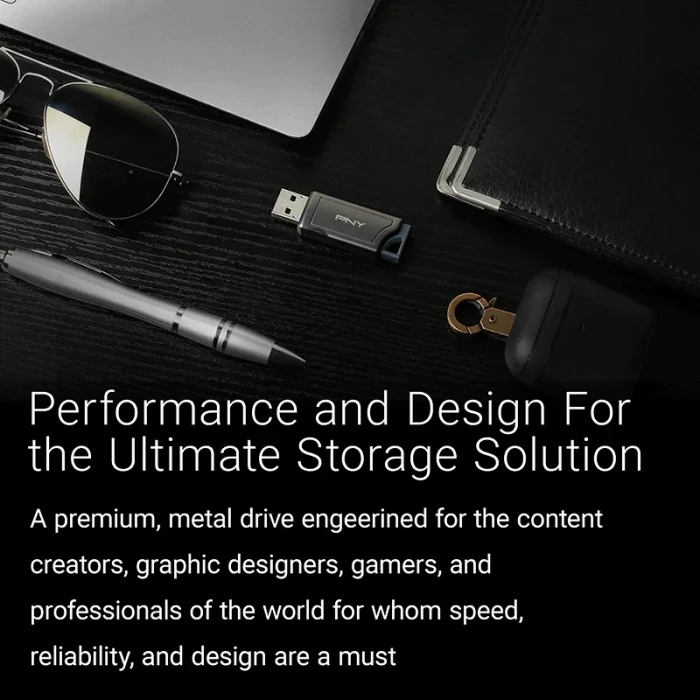 PNY Pro Elite V2 1TB, USB-A, USB 3.2 Gen 2×1