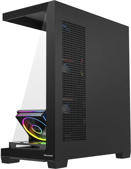Modecom Volcano Stellar Plus 5F Black, Glasfenster