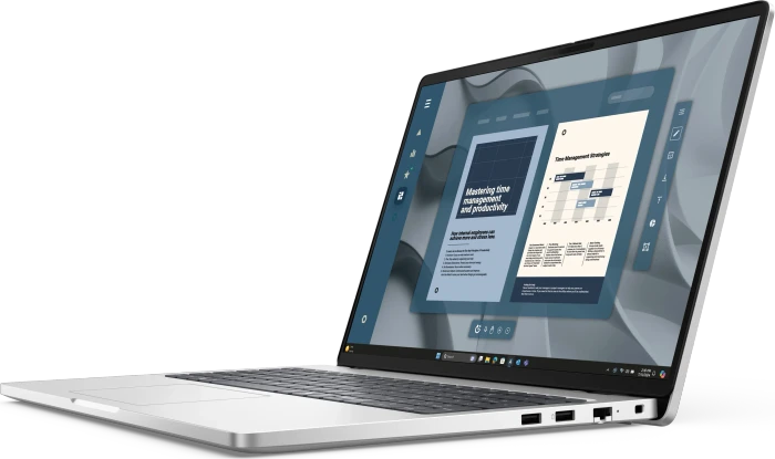 Dell Pro 16 PC16255, Platinum Silver, Ryzen AI 7 350, 16GB RAM, 512GB SSD, DE