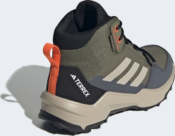 adidas Terrex AX4R Mid Rain.RDY olive strata/wonder beige/semi impact orange (Junior)