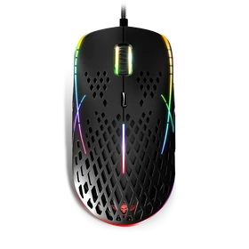 Spirit of Gamer Xpert-M100 RGB Lightweight Gaming Maus schwarz, USB (S-XM100)