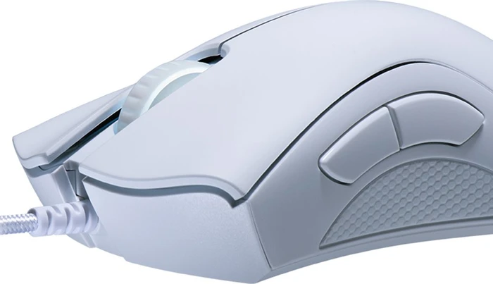 Razer DeathAdder Essential White Edition, weiß, USB