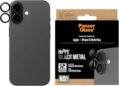PanzerGlass Hoops Camera Lens Protector für Apple iPhone 17 schwarz