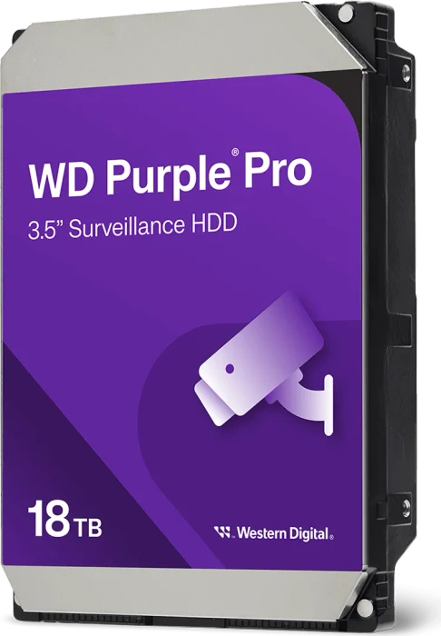 Western Digital WD Purple Pro 18TB, 24/7, 512e / 3.5" / SATA 6Gb/s