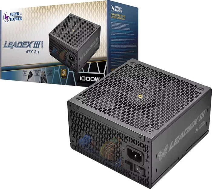 Super Flower LEADEX III GE GOLD UP 1000W, ATX 3.1
