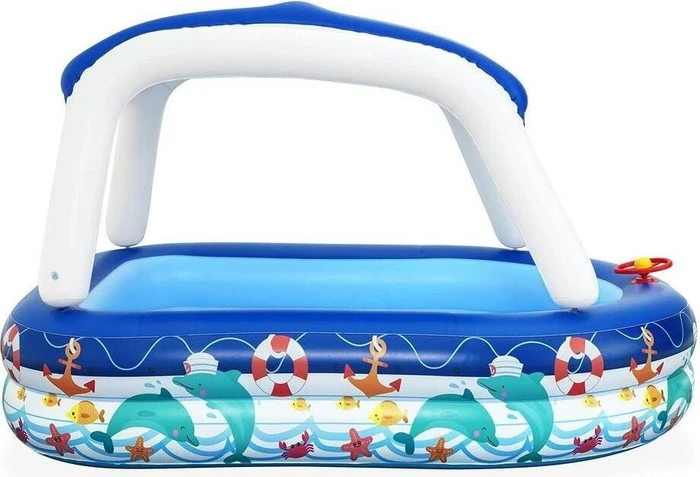 Bestway Sea Captain Family Pool Planschbecken rechteckig 213x155x132cm