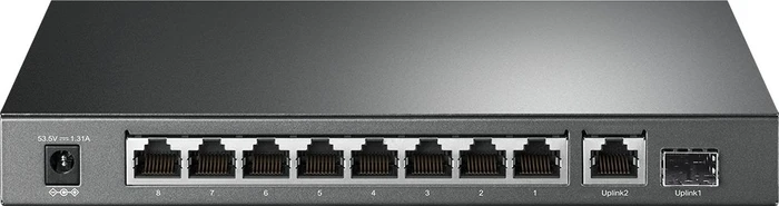 TP-Link TL-SG1210P Desktop Gigabit Switch, 9x RJ-45, 1x SFP, 63W PoE+