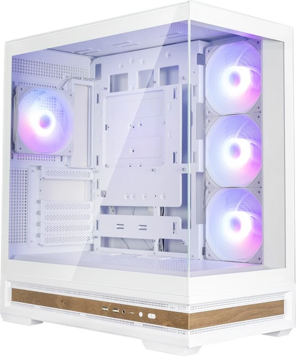 Zalman P40 NAMU White, weiß, Glasfenster