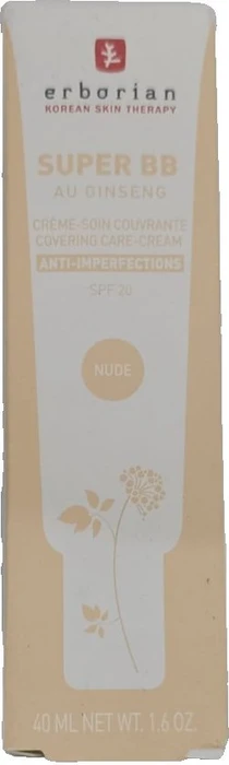 Erborian BB Crème Au Ginseng nude LSF20, 40ml