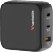 Verbatim Mini-GaN-Ladegerät mit Display 65W 3-Port schwarz Vorschaubild