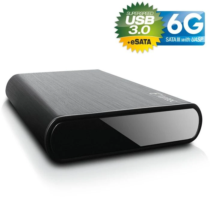 Fantec DB-ALU3e-6G schwarz, USB-B 3.0/eSATA