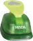 Heyda Hebel-Motivstanzer XXL, Herz, gelb/grün, 48mm Vorschaubild