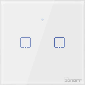 Sonoff TX T0EU2C Smart Wall Switch weiß, 2-fach