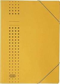 Elba Chic Sammelmappe mit Eckspanner, A4, gelb