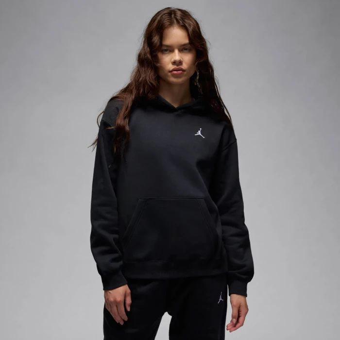 Nike Jordan Brooklyn Fleece Hoodie schwarz/weiß