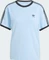 adidas 3-Streifen T-Shirt kurzarm ash blue/black (Damen) Vorschaubild