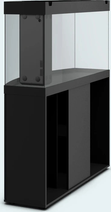 Juwel Vision 260 LED Aquarium-Set mit Unterschrank, schwarz/schwarz, 260l