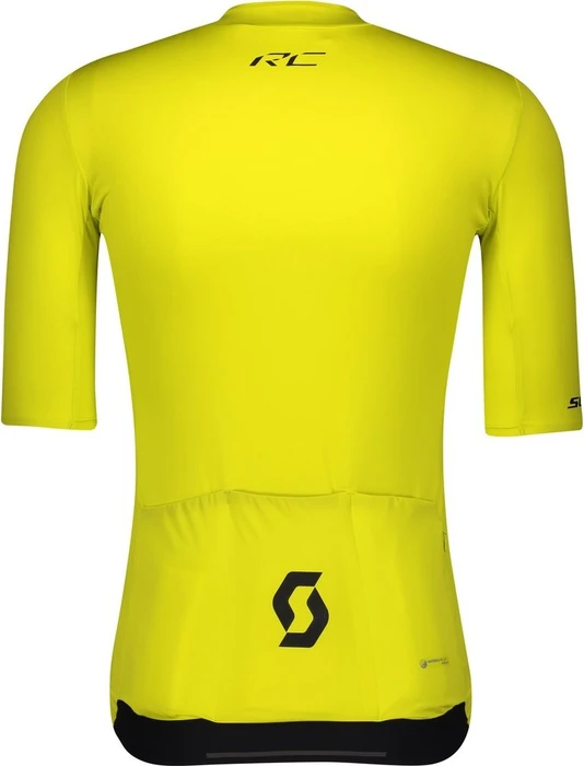 Scott RC Premium Kinetech Trikot kurzarm sulphur yellow/black (Herren)
