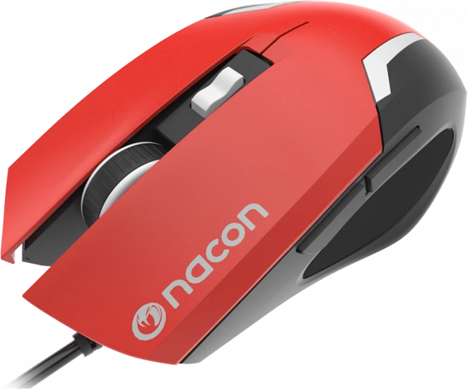 Nacon GM-105 Gaming Mouse rot/schwarz, USB