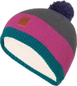 Trollkids Gryllefjord Bobble Mütze midnight petrol (Junior)