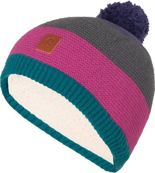 Trollkids Gryllefjord Bobble Mütze midnight petrol (Junior)