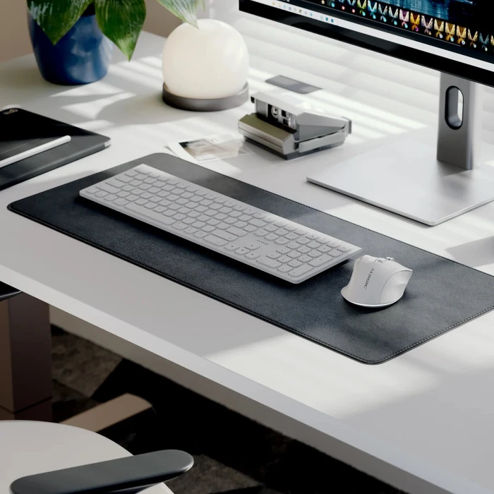 Alogic Apex Rechargeable Wireless Mouse weiß, USB/Bluetooth
