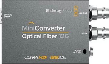 Blackmagic Design MiniConverter Mini Converter Optical Fiber 12G