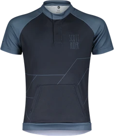 Scott RC Team Trikot kurzarm dark blue/metal blue (Junior)