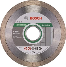 Bosch Professional Standard for Ceramic Diamanttrennscheibe, 110x1.6x22.23mm, 1 Stück