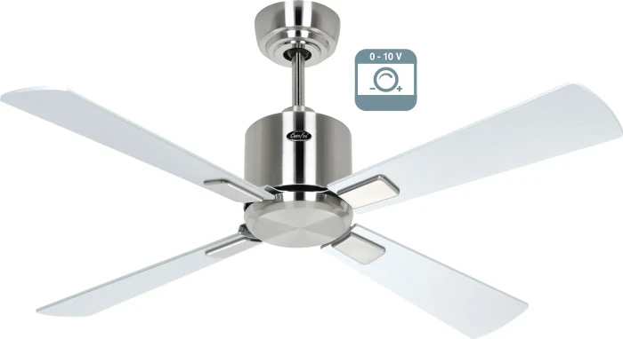 CasaFan Eco Neo III 103 BN-WN/SI 0-10V Deckenventilator silber/wenge