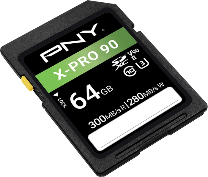 PNY EliteX-PRO 90 R300/W280 64GB, UHS-II U3, Class 10
