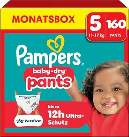 Pampers Baby-Dry pants Gr.5 Einwegwindel, 12-17kg, 160 Stück