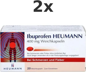 Ibuprofen Heumann 400mg Weichkapseln, 20 Stück