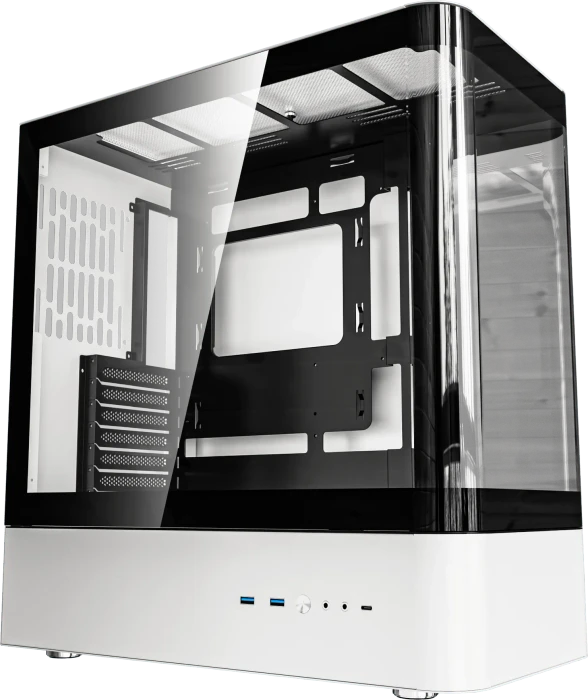 DarkFlash HM1 White, Glasfenster