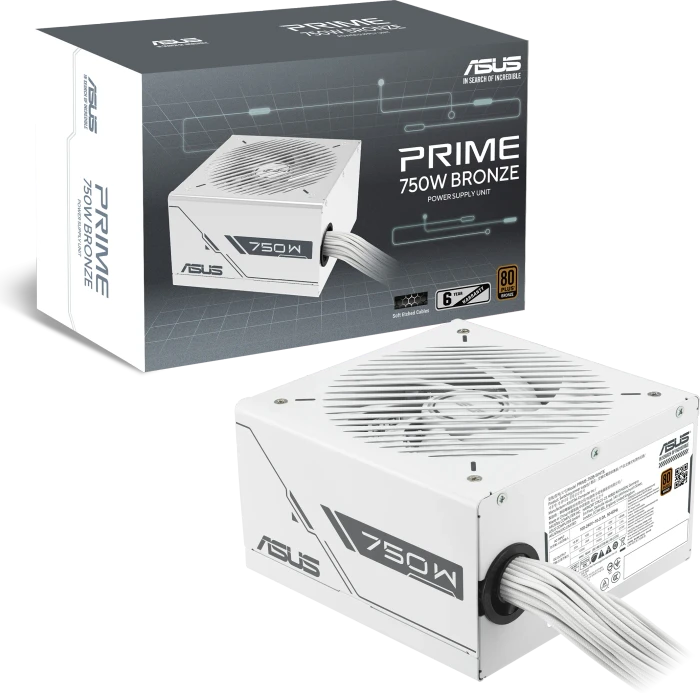 ASUS PRIME Bronze, PRIME-750B-WHITE, weiß, 750W, ATX