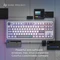 Dark Project ALU87A Daylight Gaming Keyboard, weiß/grau, LEDs RGB, g3ms Zircon Speed, USB, DE Vorschaubild