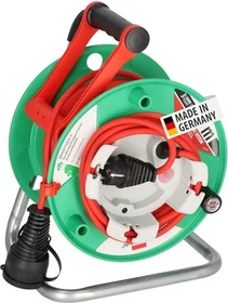 Brennenstuhl Garant G Bretec Gartenkabeltrommel, Gerätetrommel, Schuko auf 1x Schuko, 23m, IP44, AT-N05V3V3-F 3G1,5