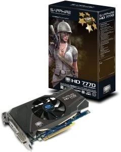 Sapphire Radeon HD 7770 GHz Edition, 1GB GDDR5, DVI, HDMI, 2x mDP, lite retail