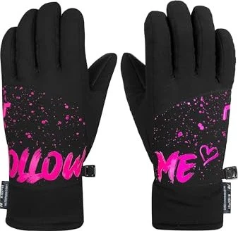 Reusch Beatrix R-Tex XT Skihandschuhe black/pink glo (Junior)