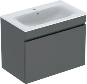 Geberit Renova Plan Set Möbelwaschtisch/Unterschrank 80cm, lava