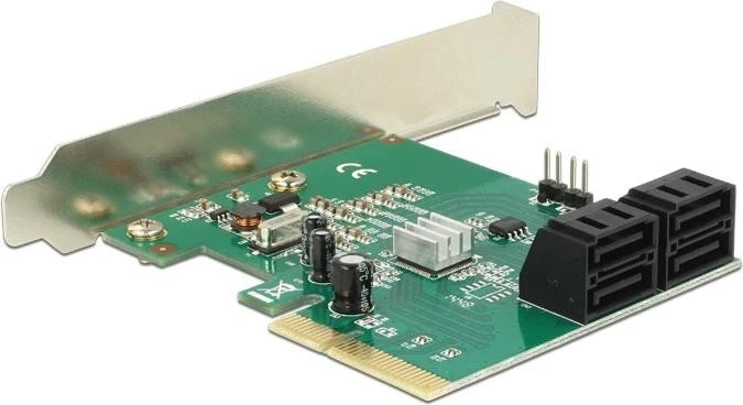 DeLOCK 4x SATA 6Gb/s, PCIe 2.0 x4