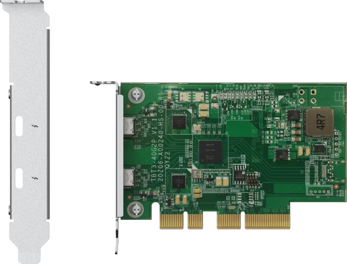 QNAP Thunderbolt 3 Expansion Card, 2x Thunderbolt 3, PCIe 3.0 x4