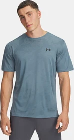 Under Armour Tech Vent Jacquard Funktionsshirt kurzarm jasper blue/black (Herren)