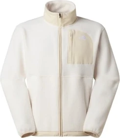 The North Face Yumiori Off Peak Full Zip Fleece Jacke white dune/desert stone (Herren)